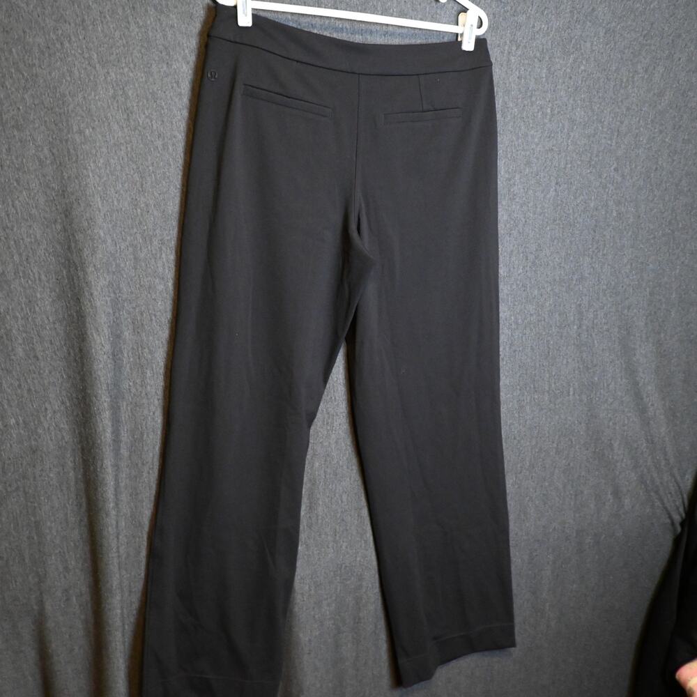 Lululemon Women's L Relaxed Black Lounge Pants Drawstring - Picture 4 of 10